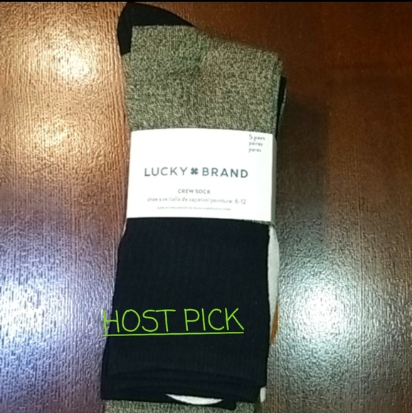 Lucky Brand Other - 🎉HP🎉Lucky Brand mens crew socks